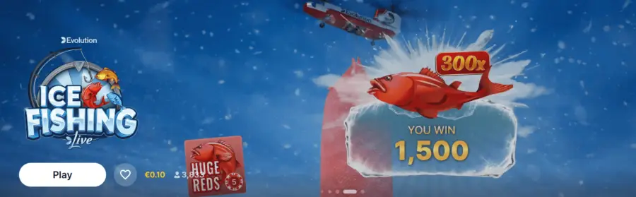 Ice fishing game